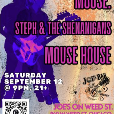 moose./Steph & The Shenanigans/Mouse House@Joe's On Weed St.